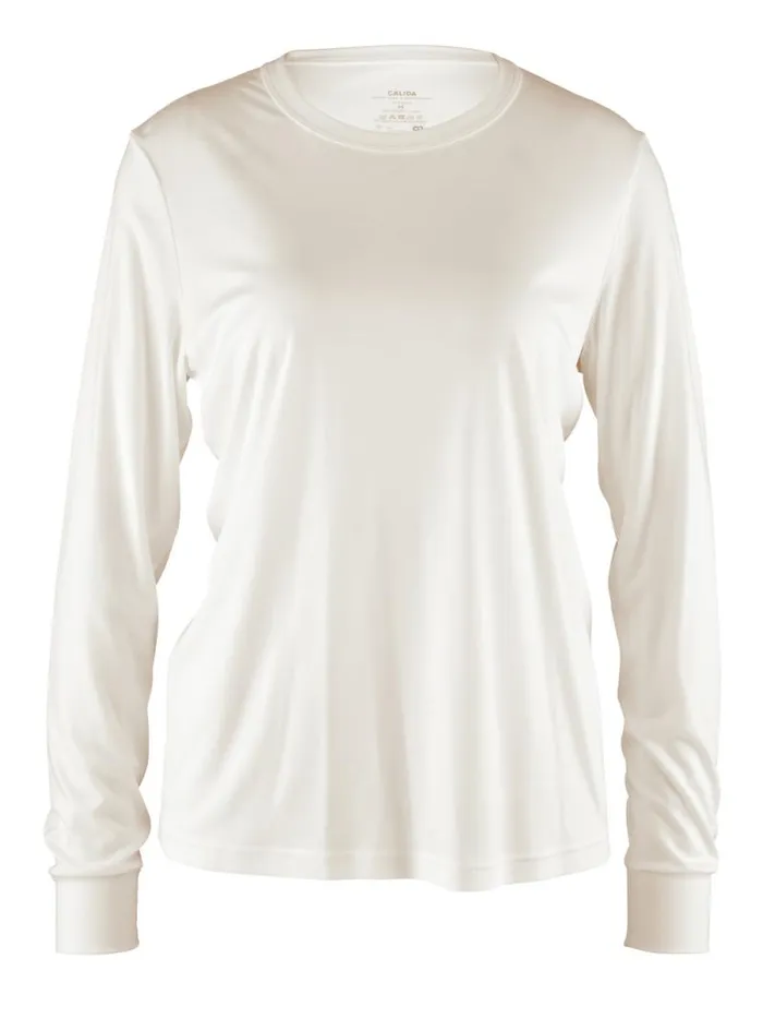 CALIDA Shirts Longsleeved Shirt Cradle To Cradle Certified Star White 8211 Women