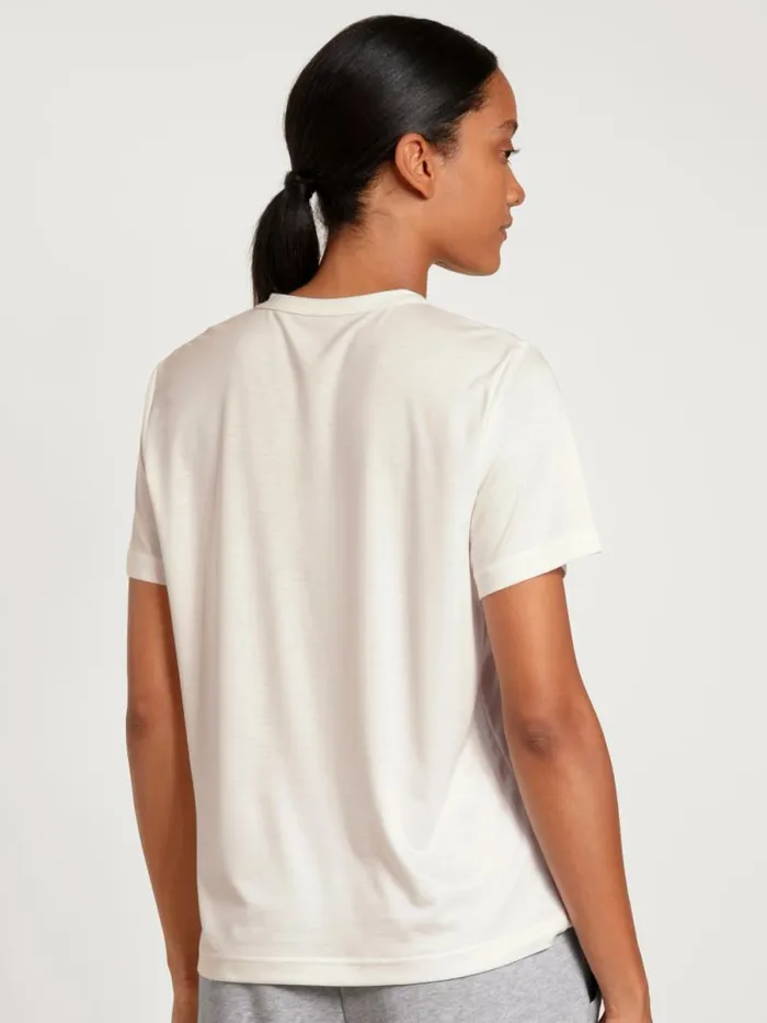 CALIDA Shirts Shirt Short Sleeve Cradle To Cradle Certified Star White 8211 Women