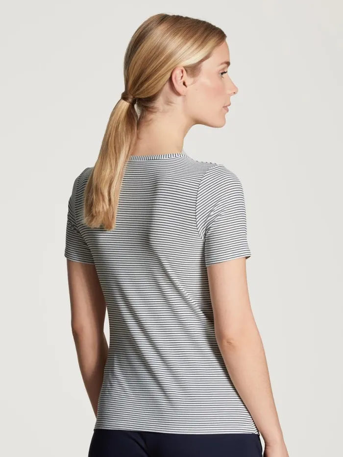 CALIDA Shirts Shirt Short Sleeve Dark Lapis Blue 8211 Women