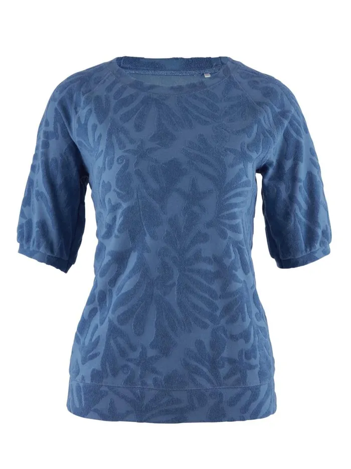 CALIDA Shirts Shortsleeved Shirt Marine Water Blue 8211 Women
