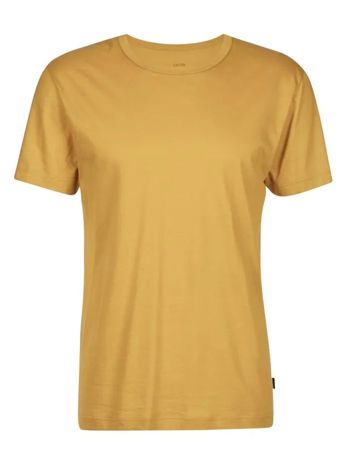 CALIDA Shirts Tshirt Cradle To Cradle Certified Sautere Yellow 8211 Men