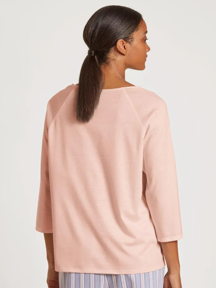 CALIDA Show All Shirt 34 Sleeve Pearl Blush 8211 Women
