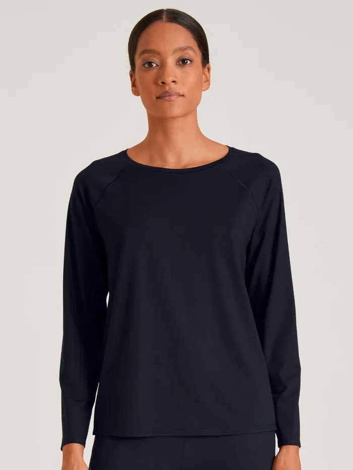 CALIDA Show All Shirt Long Sleeve Dark Lapis Blue 8211 Women