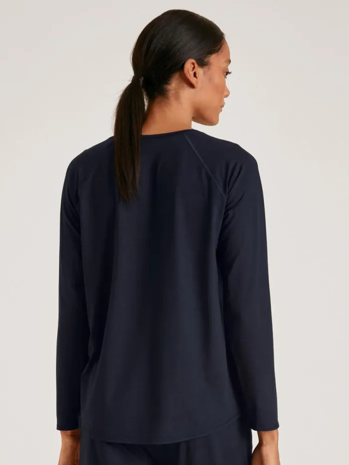 CALIDA Show All Shirt Long Sleeve Dark Lapis Blue 8211 Women
