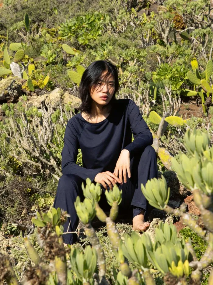CALIDA Show All Shirt Long Sleeve Dark Lapis Blue 8211 Women