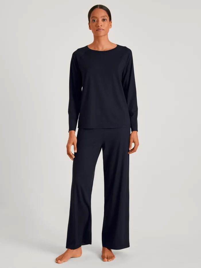 CALIDA Show All Shirt Long Sleeve Dark Lapis Blue 8211 Women