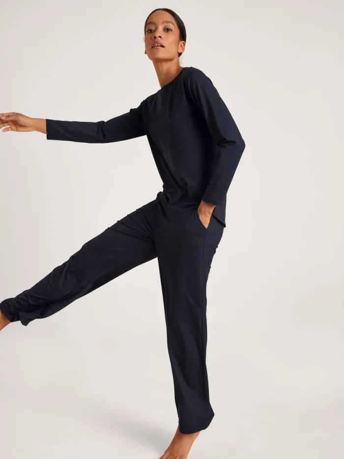 CALIDA Show All Shirt Longsleeve Dark Lapis Blue 8211 Women