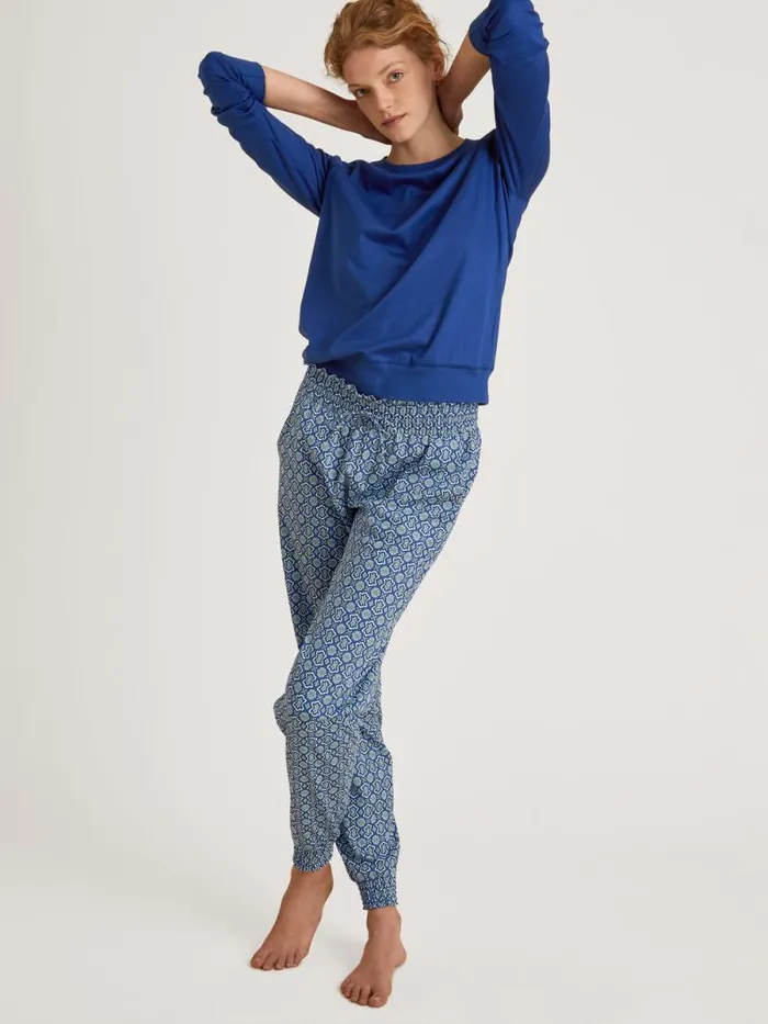CALIDA Show All Shirt Long Sleeve Sodalite Blue 8211 Women