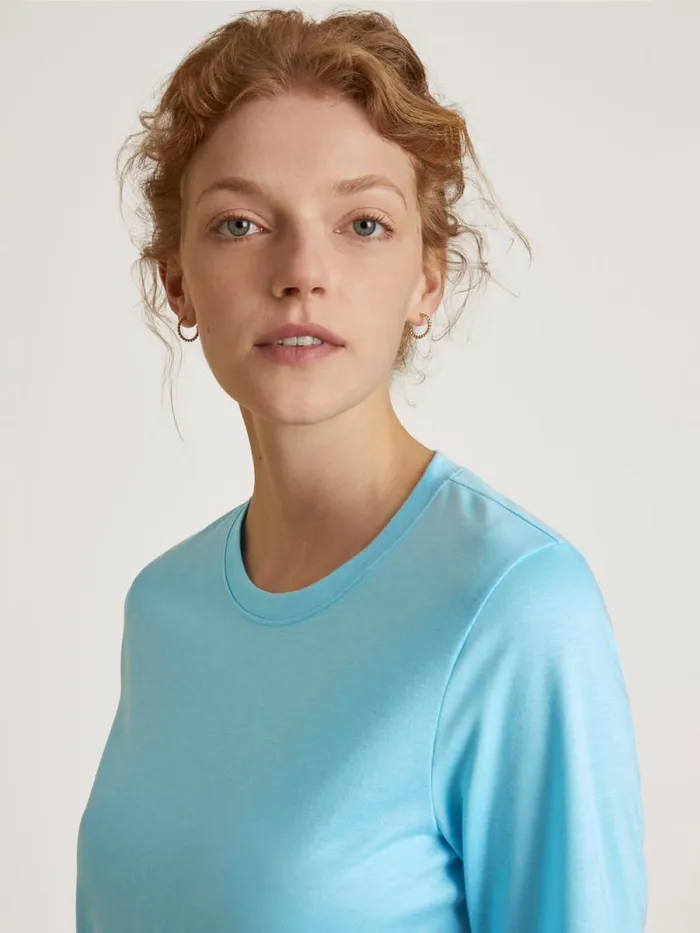 CALIDA Show All Shirt Short Sleeve Blue Topaz 8211 Women