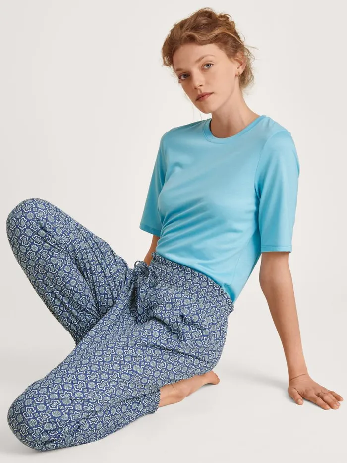 CALIDA Show All Shirt Short Sleeve Blue Topaz 8211 Women