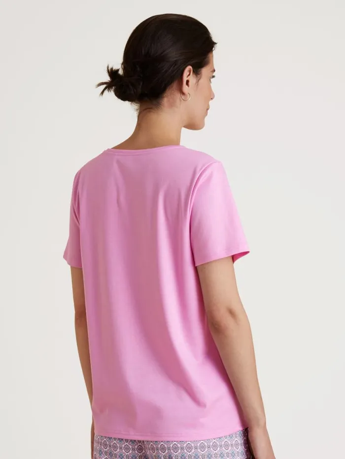 CALIDA Show All Shirt Short Sleeve Bubble Gum Pink 8211 Women