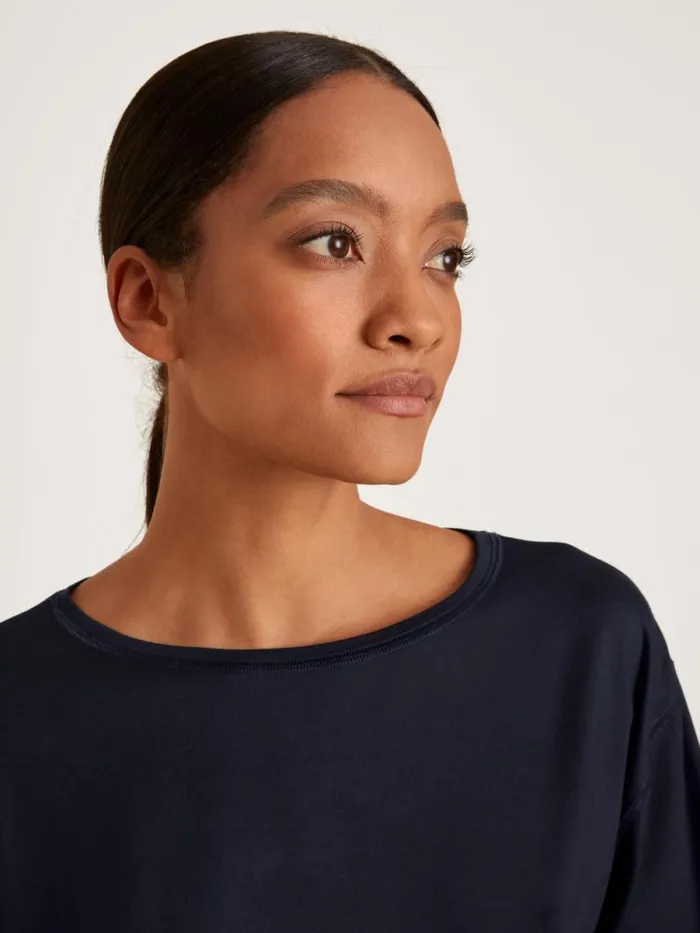 CALIDA Show All Shirt Short Sleeve Dark Lapis Blue 8211 Women