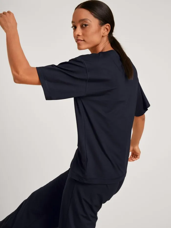 CALIDA Show All Shirt Short Sleeve Dark Lapis Blue 8211 Women