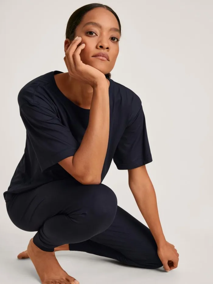 CALIDA Show All Shirt Short Sleeve Dark Lapis Blue 8211 Women