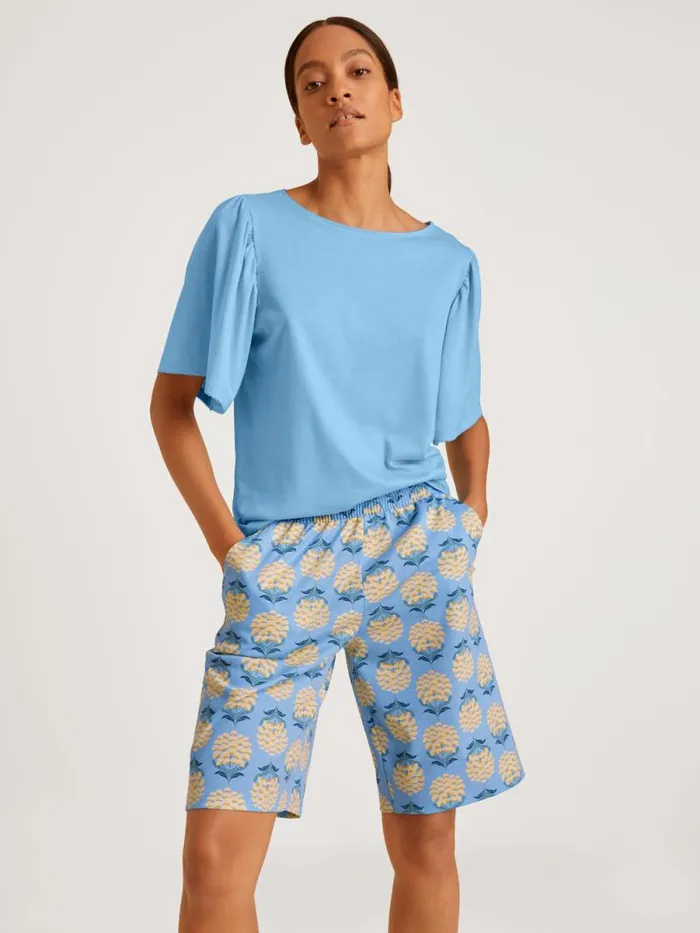 CALIDA Show All Shirt Short Sleeve Placid Blue 8211 Women