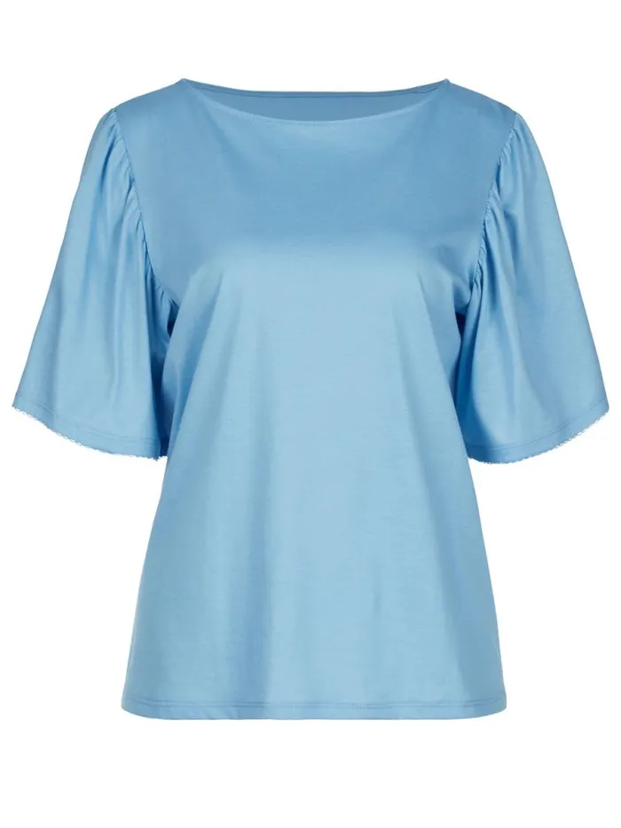 CALIDA Show All Shirt Short Sleeve Placid Blue 8211 Women