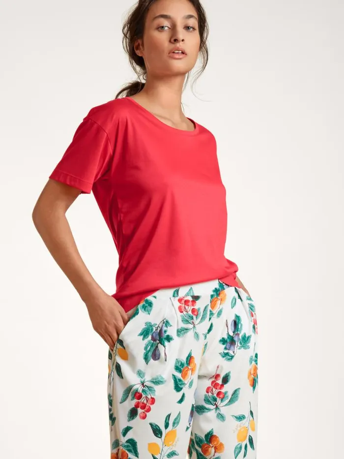 CALIDA Show All Shirt Short Sleeve Red Glow 8211 Women
