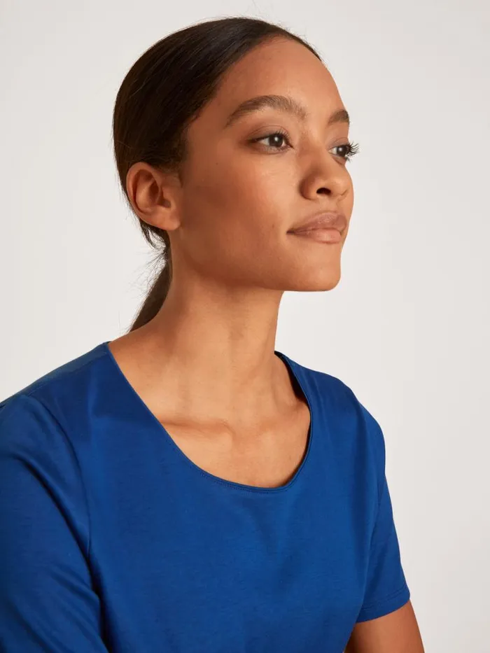 CALIDA Show All Shirt Short Sleeve Sodalite Blue 8211 Women