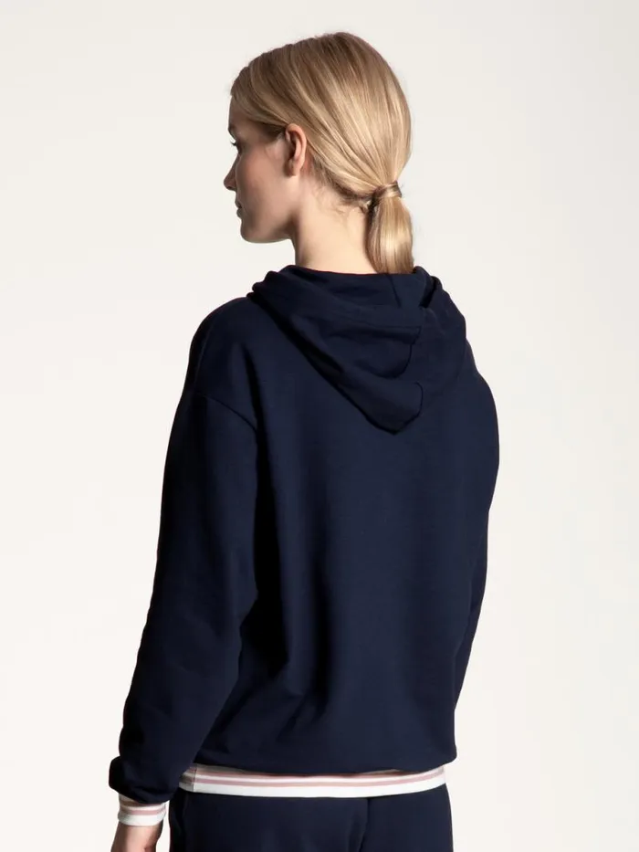 CALIDA Sweatshirts and Jackets Hoodie Dark Lapis Blue 8211 Women