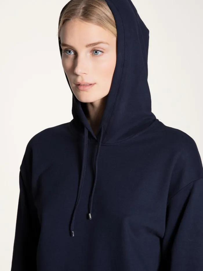 CALIDA Sweatshirts and Jackets Hoodie Dark Lapis Blue 8211 Women