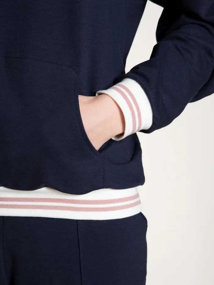 CALIDA Sweatshirts and Jackets Hoodie Dark Lapis Blue 8211 Women