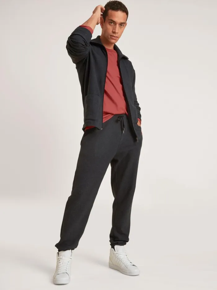 CALIDA Sweatshirts and Jackets Jacket Anthrazit Mel 8211 Men