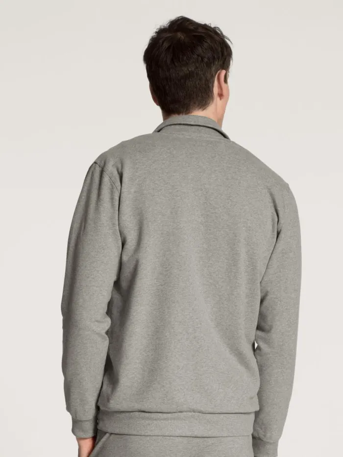 CALIDA Sweatshirts and Jackets Jacket Carbon Mel 8211 Men