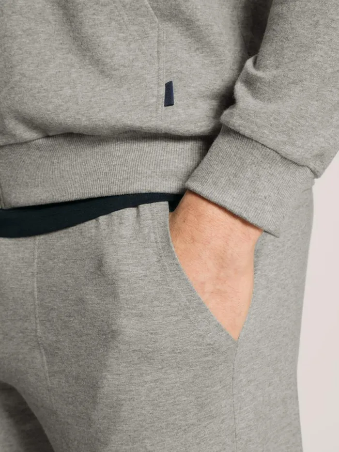 CALIDA Sweatshirts and Jackets Jacket Carbon Mel 8211 Men
