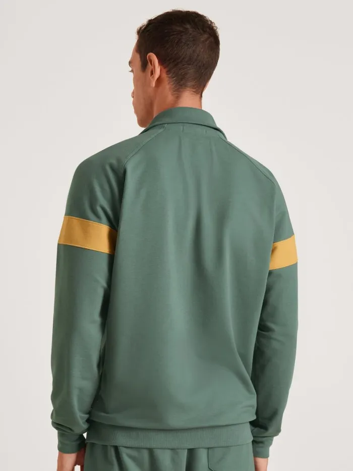 CALIDA Sweatshirts and Jackets Jacket Cradle To Cradle Certified Dark Glen 8211 Men