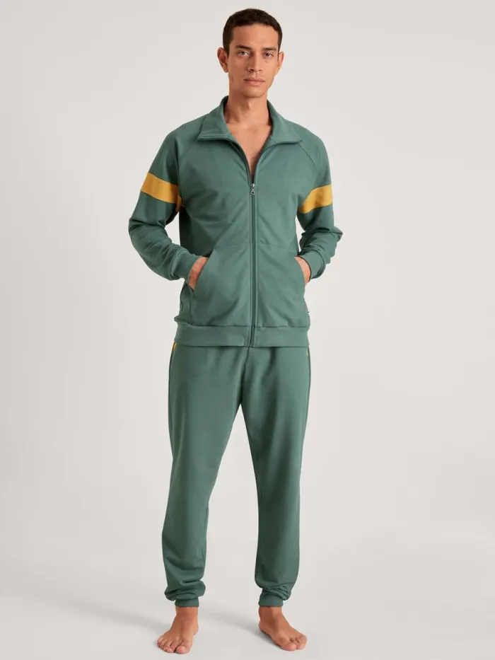 CALIDA Sweatshirts and Jackets Jacket Cradle To Cradle Certified Dark Glen 8211 Men