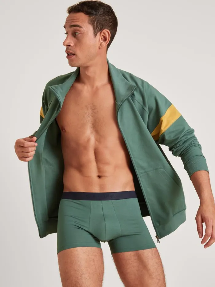 CALIDA Sweatshirts and Jackets Jacket Cradle To Cradle Certified Dark Glen 8211 Men