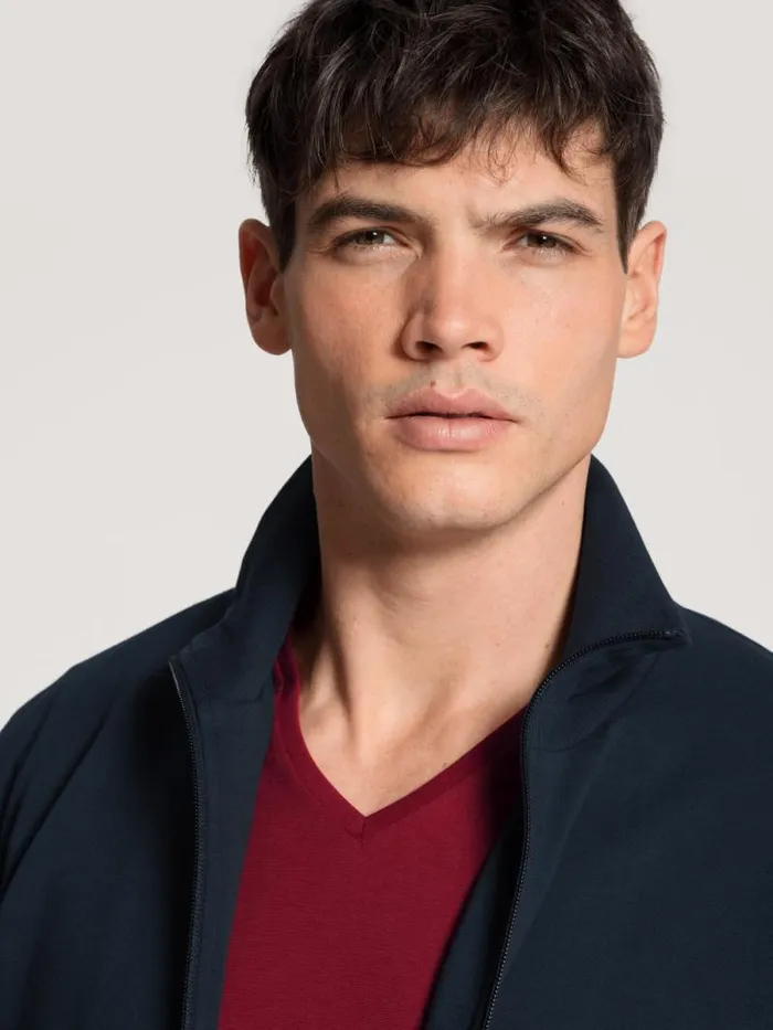 CALIDA Sweatshirts and Jackets Jacket Dark Sapphire 8211 Men