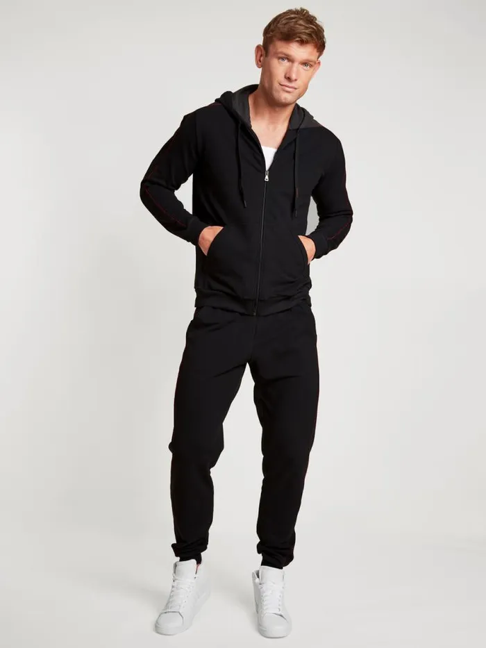 CALIDA Sweatshirts and Jackets Jacket Schwarz 8211 Men