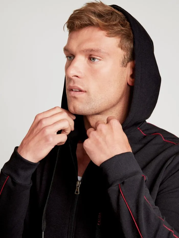CALIDA Sweatshirts and Jackets Jacket Schwarz 8211 Men