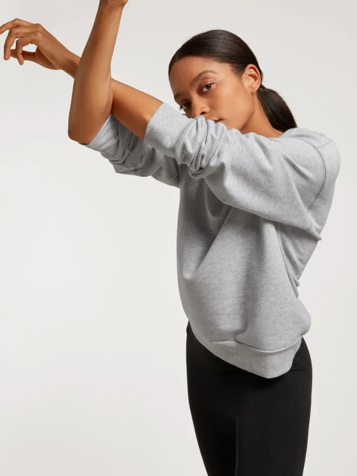 CALIDA Sweatshirts and Jackets Sweatshirt Cradle To Cradle Certified Grey Melange 8211 Women