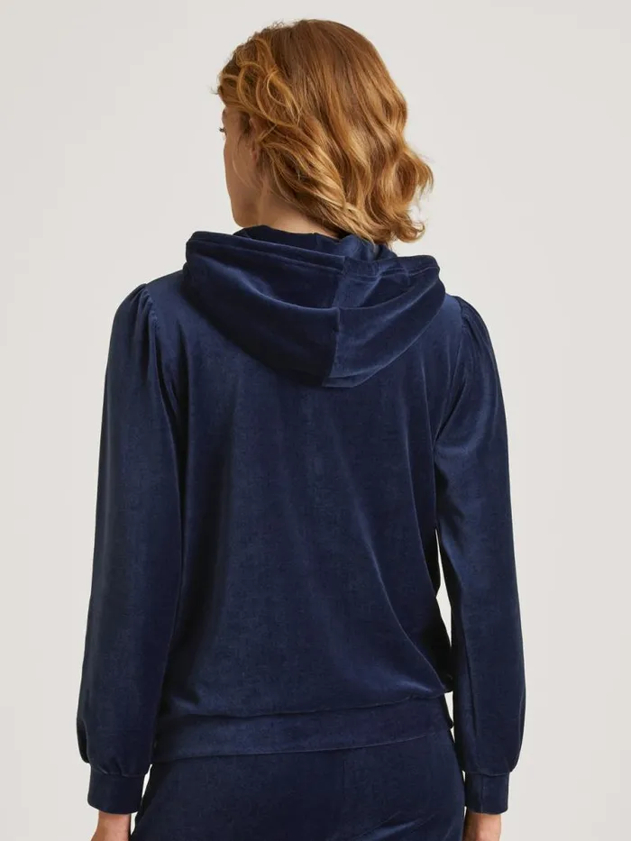 CALIDA Sweatshirts and Jackets Sweatshirt With Hood Dark Blue 8211 Women