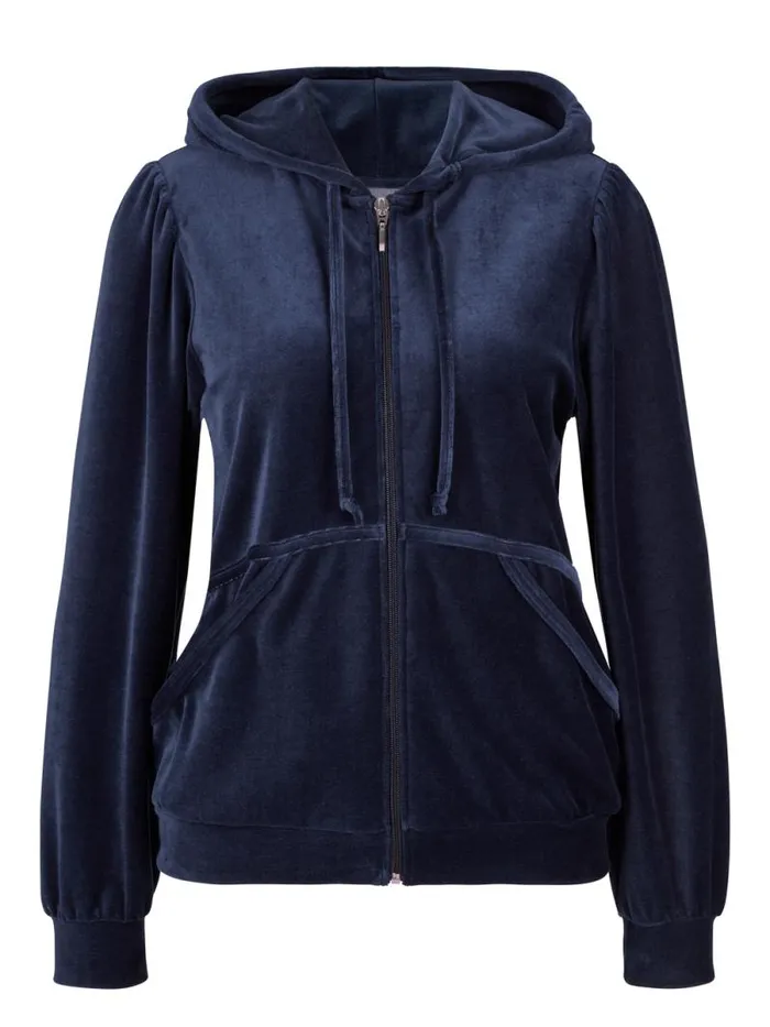 CALIDA Sweatshirts and Jackets Sweatshirt With Hood Dark Blue 8211 Women