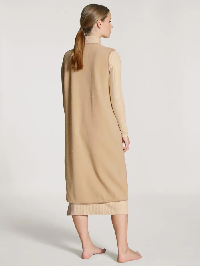 CALIDA Sweatshirts and Jackets Vest Honey Gold 8211 Women