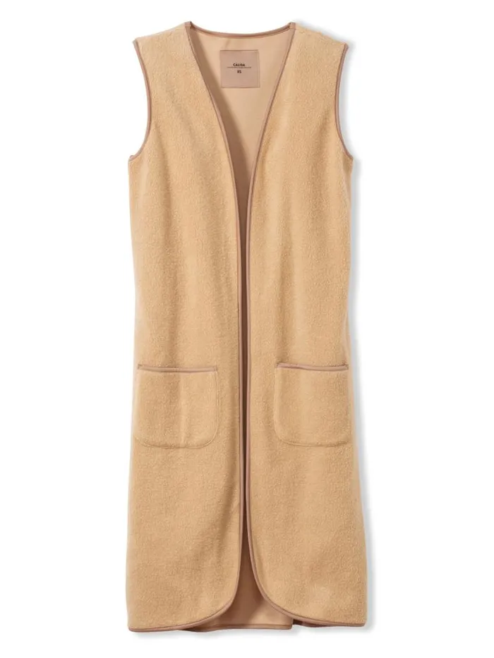 CALIDA Sweatshirts and Jackets Vest Honey Gold 8211 Women