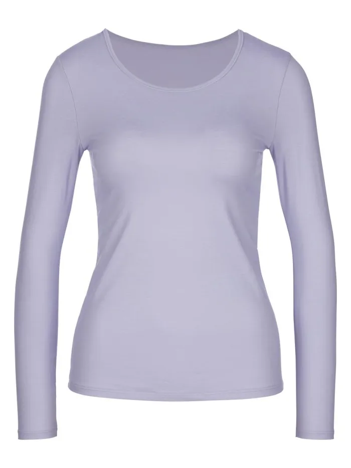 CALIDA Tops Shirt Long Sleeve Lanquid Lavender 8211 Women