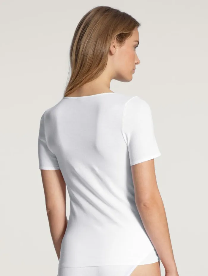 CALIDA Tops Shirt Short Sleeve Weiss 8211 Women