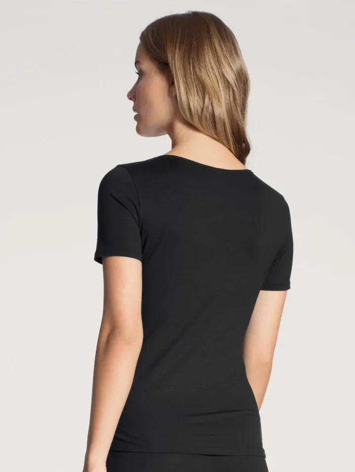 CALIDA Tops Shirt Shortsleeve Schwarz 8211 Women