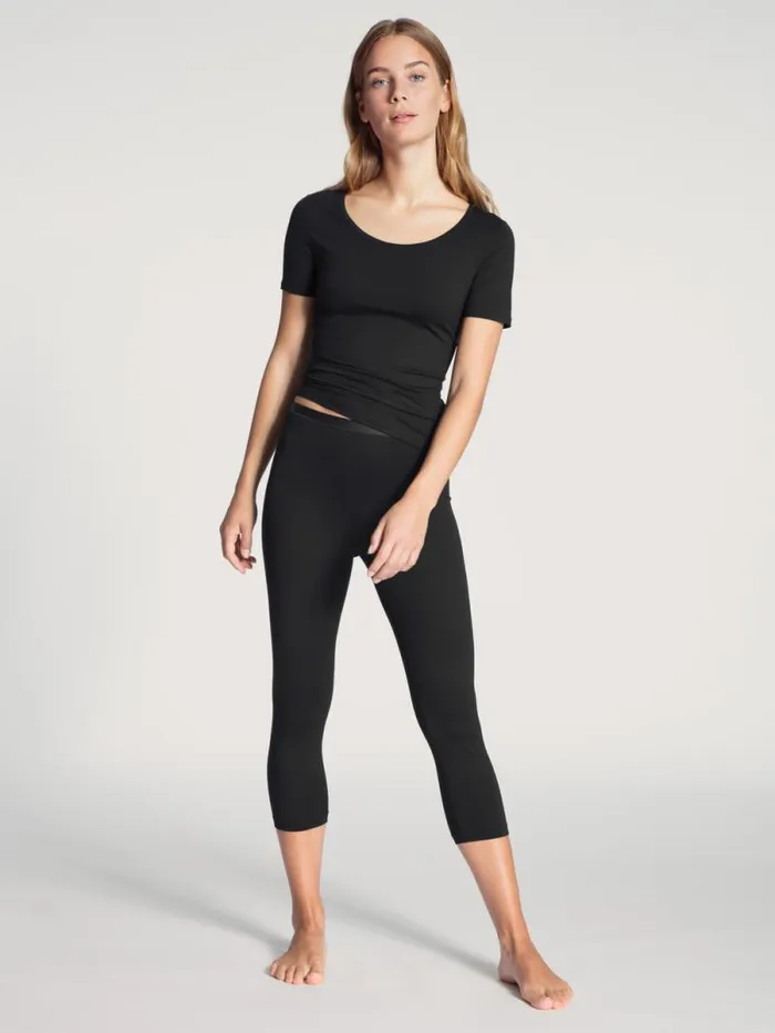 CALIDA Tops Shirt Shortsleeve Schwarz 8211 Women
