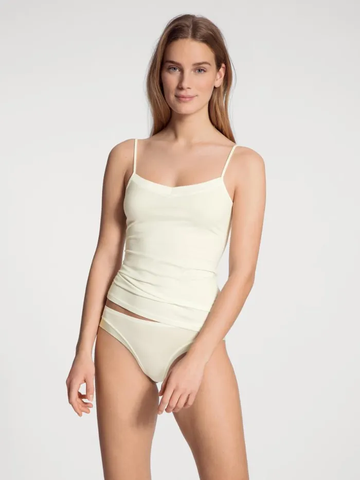 CALIDA Tops Spaghetti Top Alabaster Crme 8211 Women