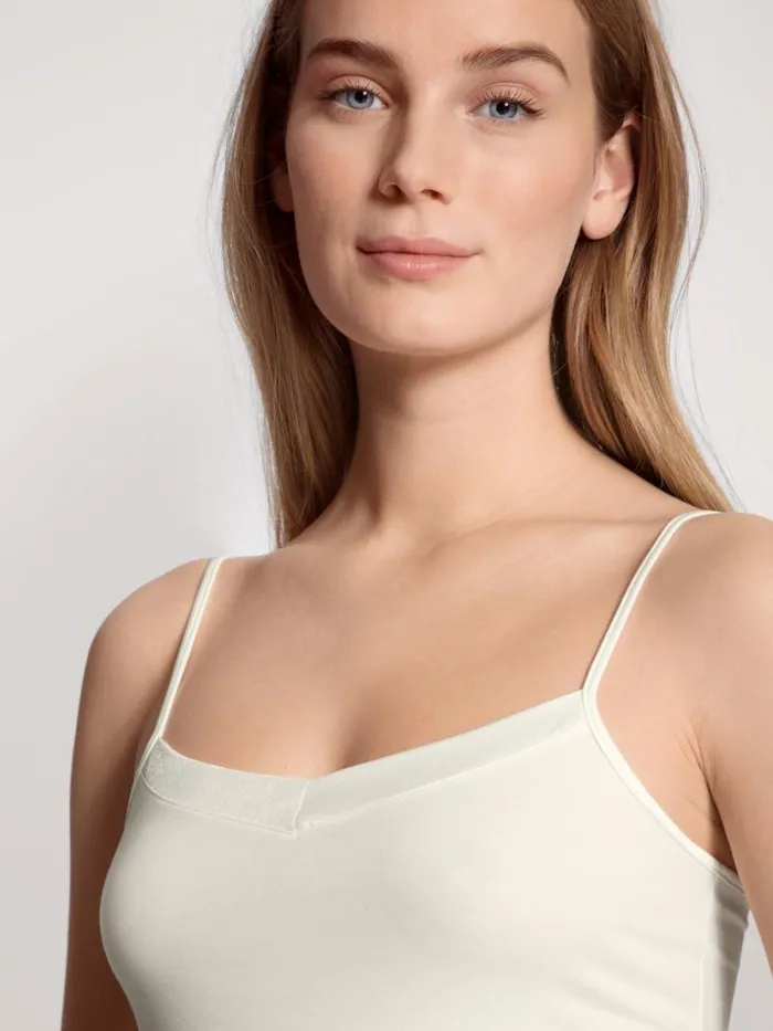 CALIDA Tops Spaghetti Top Alabaster Crme 8211 Women