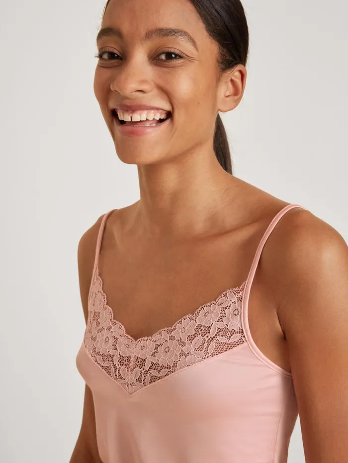 CALIDA Tops Spaghetti Top Cradle To Cradle Certified Peach Rose 8211 Women