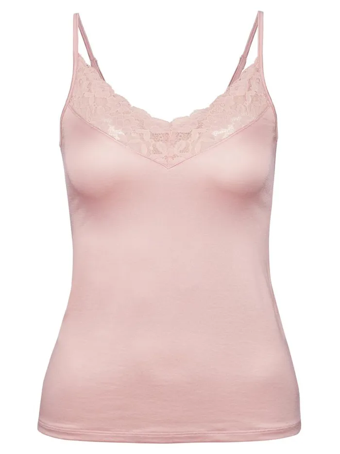 CALIDA Tops Spaghetti Top Cradle To Cradle Certified Peach Rose 8211 Women