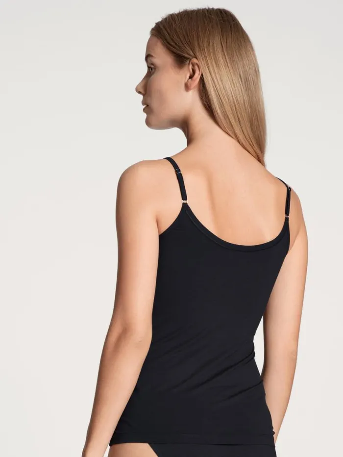 CALIDA Tops Spaghetti Top Dark Lapis Blue 8211 Women