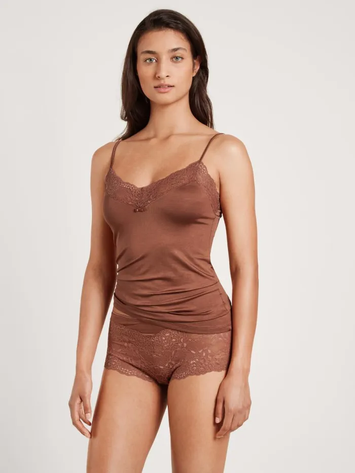CALIDA Tops Spaghetti Top Ginger Bisquit 8211 Women