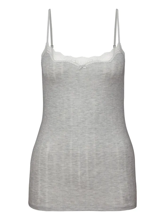 CALIDA Tops Spaghetti Top Grey Melange 8211 Women